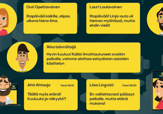 Etä- ja hybridikokoukset vaivattomasti Hausvisen kautta