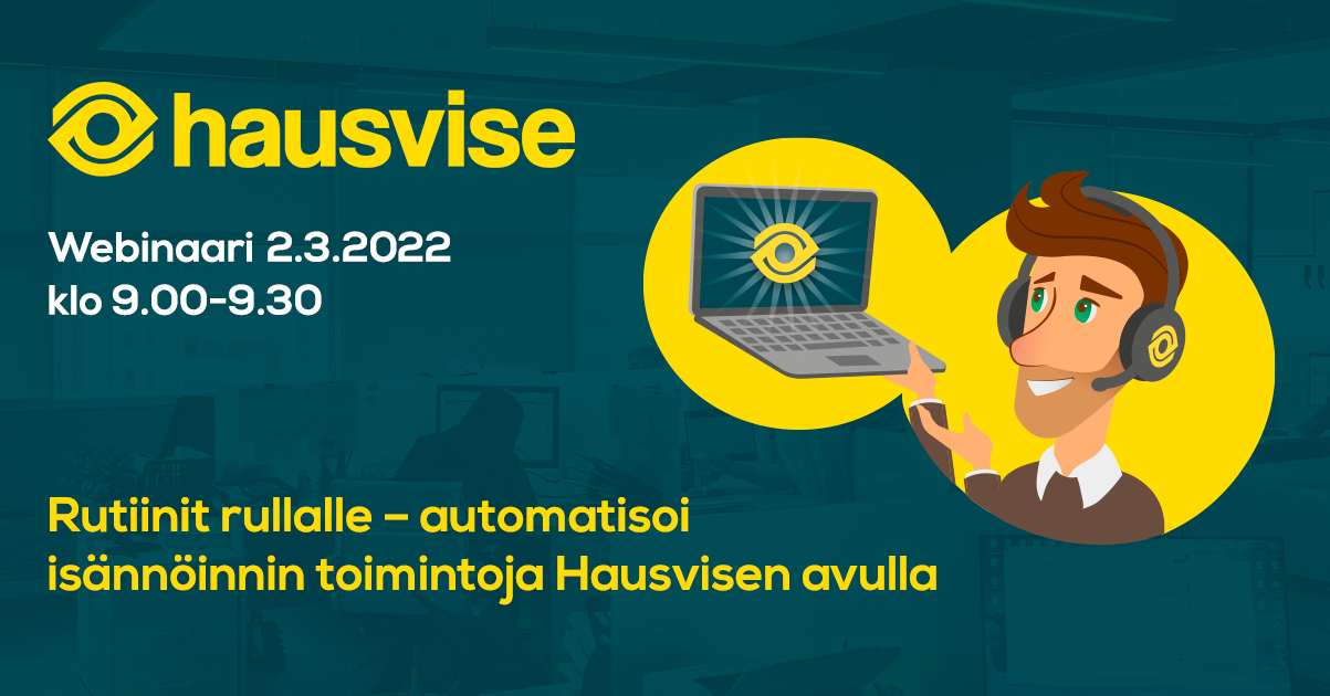 Webinaari: Rutiinit rullalle – automatisoi isännöinnin toimintoja Hausvisen avulla